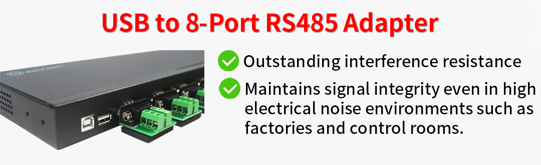 Simplifying Industrial Automation: The Power of a USB to 8-Port RS485 Adapter
